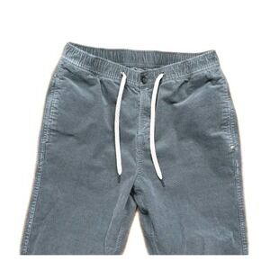 Vuori Pants Optimist Corduroy Mens Medium Gray Green Micro Cord Casual V440